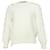 Sportmax Knitted Sweater in White Cotton  ref.504401