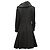 Giorgio Armani A-Line Coat in Black Polyester - view 2