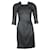 Issa London Polka-Dot Print Dress in Grey Wool  ref.504409