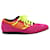 Dolce & Gabbana Lace Up Sneakers in Pink and Multicolor Suede  ref.504419