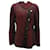 Armani Collezioni Chevron Cardigan aus Wolle mit rotem Aufdruck  ref.504430