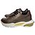 Valentino Bounce Sneaker aus braunem Leder - Ansicht 5
