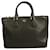 Tory Burch Grand sac cabas en cuir grainé noir avec fermeture à glissière  ref.504703