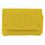 Autre Marque Yellow Perforated Felt Mini Evelyne Flap Pouch Accessory 5H124  ref.504704