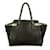 Salvatore Ferragamo black leather, pony fur & croc embossed tote shopper bag  ref.504714