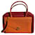 Bolso Hermès Loraine en piel de becerro epsom Rosa Naranja Cuero  ref.504738