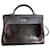 Hermès Kelly Amazonia Buffalo Skipper bag Dark brown Leather  ref.504741