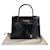 Hermès Kelly bag 28 black crocodile smooth cc Exotic leather  ref.504745