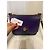 Borsa a mano Carven in pelle viola e verde scuro Porpora - vista 5