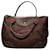 Longchamp Handbags Brown Leather Cloth  ref.504755