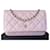 Chanel Light Pink Caviar Classic Quilted Wallet on Chain Leather  ref.504938