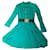 Gucci Dresses Green Silk  ref.504991