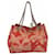 Chanel Coco Mark Chain Tote Handtasche Canvas Pink  ref.505062