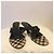 Burberry Sandales/mules à petits talons noirs et nova check - vue 3