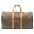 Louis Vuitton Keepall 50 Marrom Lona  ref.505559