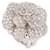 CHANEL CAMELIA T RING55 in white gold 18k and diamonds 3.45CT GOLD DIAMONDS RING Silvery  ref.505788