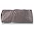 Prada Gray Pleated Raso Clutch Bag Grey Cloth Satin  ref.505951