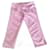 Guess Pants Pink White Denim  ref.506300