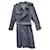 trench coat Burberry vintage t 54 Azul marinho Algodão Poliéster  ref.506477