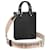 Louis Vuitton LV Sac Plat petit Black Leather  ref.506511