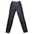 Jean Vintage Moschino à taille haute Coton Elasthane Noir  ref.506525