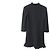 Sandro Felice Minikleid mit Rüschenbesatz aus schwarzem Polyester - Ansicht 4