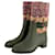 * [Usato] Stivali lunghi in gomma Chanel in maglia color kaki Cachi Di gomma  ref.506625