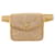 * [Usado] Chanel Nishijin-ori Coco Mark Riñonera Bolsa Bordado Cuero Oro Vintage Oro Accesorios de metal Dorado  ref.506638