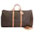 Louis Vuitton Keepall 60 Bandouliere Brown Cloth  ref.506860