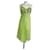 Autre Marque Silk Cocktail Dress Light green  ref.507167