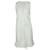 Melissa Odabash Layla Mini vestido bordado com cadarço em algodão branco Cru  ref.507391