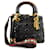 * [Gebraucht] Christian Dior Lady Dior Hände Schwarze Handtaschen Leder  ref.507543