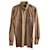 Lanvin Light cotton army shirt Brown  ref.507869