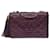 Splendide sac à mains Chanel vintage Full Flap Tassel en cuir d’agneau matelassé prune, garniture en métal doré Violet  ref.507983
