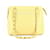 Chanel 1990bolsa de couro Amarelo  ref.507993