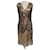 Autre Marque Dresses Golden Viscose Metal Polyamide  ref.508022