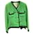 Chanel Collector Black Light green Wool  ref.508223