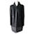 *[Occasion] Manteau en cuir français CHANEL avec fermeture éclair en tweed noir x anthracite 38 Laine  ref.508251