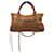 Balenciaga vintage City PM bag in cigar brown distressed leather  ref.508342