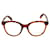 Óculos ópticos redondos de acetato Alexander McQueen Marrom Fibra de celulose  ref.508348