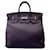Birkin Hermès Borsa da viaggio Viola scuro Pelle