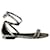 Tom Ford sandals in silver python Silvery  ref.508980
