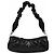 Autre Marque Manu Atelier - Borsa Cilindro Increspata Nero Gold hardware - vista 7