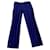 Christian Dior Un pantalon, leggings Laine Bleu  ref.509023