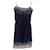 Chanel Kleid Blau Seide  ref.509123