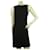 Moschino Cheap And Chic Moschino Cheap & Chic Black Mini Length Sleeveless Boat Neck Dress Sz 42 Rayon  ref.509130