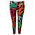 Moschino Illustrierte Patchwork-Hose aus mehrfarbig bedruckter Baumwolle  ref.509261