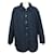 Hermès MANTEAU HERMES DOUDOUNE MATELASSEE XL 46 BLEU MARINE QUILTED JACKET COAT Polyester  ref.509431