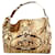 Tote Prada Python-Einkaufstasche mit Hobo-Logo Braun Beige Exotisches Leder  ref.509511