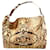 Prada Borsa tote in pitone con logo Hobo Marrone Beige  - vista 1